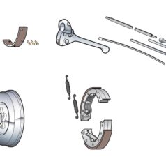 50-65 Panhead, 66-71 FL Shovel, 71-72 FX Shovel, 54-72 SportsterFront Brake Adjuster Screw