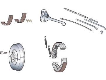 50-65 Panhead, 66-71 FL Shovel, 71-72 FX Shovel, 54-72 SportsterFront Brake Adjuster Screw