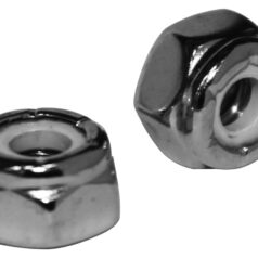 Nylon-Inserted Lock Nut Pack Chrome 5/16"-18 UNC