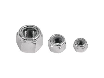 Nylon-Inserted Lock Nut Pack Chrome 1/2"-20 UNF