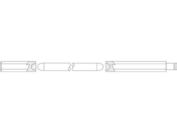 85-94 FX Model, 91-99 Dyna, 84-99 Softail, 86-99 TouringCLUTCH PUSH ROD