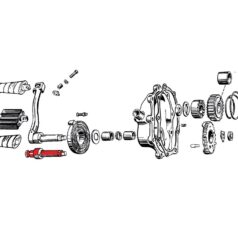 36-47 Knucklehead, 48-65 Panhead, 66-84 FL Shovel, 71-84 FX Shovel, 85-86 FX Model, 84-86 SoftailKICKSTART SHAFT