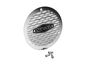 70-84 FL Shovel, 71-84 FX Shovel, 85-94 FX Model, 91-98 Dyna, 84-98 Softail, 86-98 TouringVented Derby Cover 3-hole Chrome