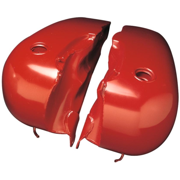 5 Gallon Gas Tank Tank with Screw-Style Bungs - Shovel Fatbob