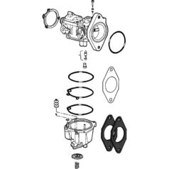 76-89 Sportster, 76-84 FL Shovel, 76-84 FX Shovel, 85-89 FX Model, 84-89 Softail, 86-89 TouringKeihin Carburetor Rebuilt Kit