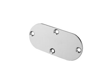 66-84 FL Shovel, 71-84 FX Shovel, 85-94 FX Model, 91-06 Dyna, 84-06 Softail, 86-06 TouringFlat Inspection Cover With countersunk holes Chrome