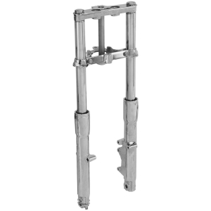 FL Softail Front Fork Assembly Chrome Lower Legs Chrome - 86-99 FL softail