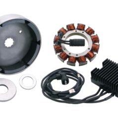 81-84 FL Shovel, 81-84 FX Shovel, 85-94 FX Model, 91-98 Dyna, 84-99 Softail, 85-96 Touring32 AMP Charging System Compufire 32 Amp Charging System