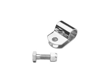 86, 88-92 FLHTC, 86-92 FLTC, 88-92 FLHS, 88-92 FLHT, 89-92 FLHTU, 89, 91-92 FLTCUSpotlight Housing Clamp for FL Models Chrome