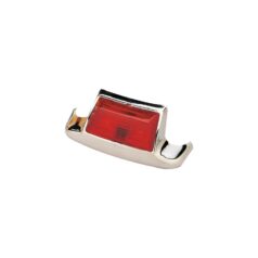 86-08 TouringRear Fender Tip Marker Light Chrome Red LED