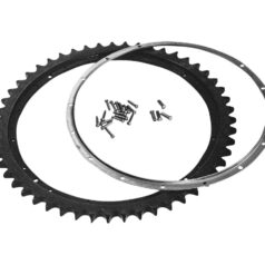 36-47 Knucklehead, 48-58 Panhead, 54-78 SportsterRear Brake Drum Sprocket and Rivet Kit Black