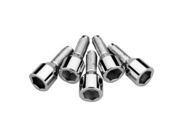 37-52 Flathead, 37-72 Servi Car, 36-47 Knucklehead, 48-65 Panhead, 66-72 FL Shovel, 71-72 FX ShovelBrake Drum Mounting Screw Set Chrome