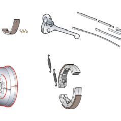 58-66 Servi Car, 49-65 Panhead, 66 FL ShovelBRAKE DRUM