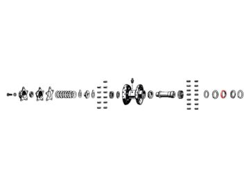 36-47 Knucklehead, 48-65 Panhead, 66 FL ShovelSTARHUB-CORK WSHR-LG(10)