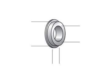 74-77 Sportster, 74-77 FX ShovelOEM Replacement Axle and Wheel Spacer