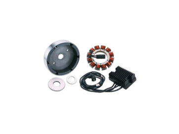 81-84 FL Shovel, 81-84 FX Shovel, 85-94 FX Model, 91-98 Dyna, 84-99 Softail, 85-96 Touring32 AMP Charging System Compufire 32 Ampere Charging System, S&S Shaft