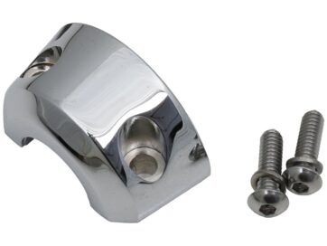 96-03 Sportster, 96-17 Dyna, 96-14 Softail, 96-07 TouringSmooth Contour Clutch and Brake Control Clamp Chrome