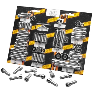 Knurled Complete Motor Screw Kit - 57-69 Sportster