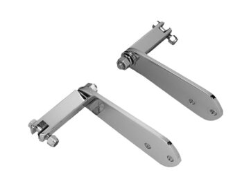 91-17 Dyna, (except 93-03, 07-08, 10-12, 14-17 FXDWG, 02 FXDWGSE3, 04-06 FXDWGI, 13 FXDWG103)Highway Peg Brackets Chrome