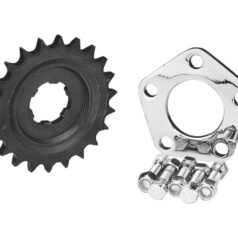 36-52 Flathead, 36-47 Knucklehead, 48-65 Panhead, 66-84 FL Shovel, 71-84 FX Shovel, (except 80-82 FXB Sturgis, 83-84 FXSB, 84 FXWG), 84-85 Softail22 OFFSET SPROCKET/SPACER KIT Sprocket With 8Mm Sprocket Spacer