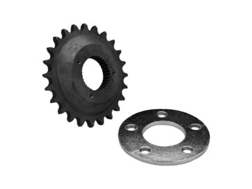 85-94 FX Model, 86-06 SoftailBelt to Offset Sprocket Conversion Kit 5mm Offset