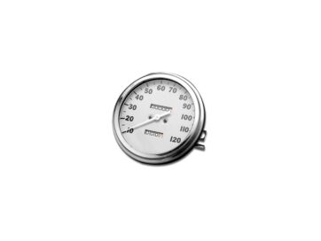 84-90 Softail, 81-84 FL Shovel, 80-85 FXWG36-40 FL-Style Speedometer Scale: 120 mph; Scale Color: white; Ratio 2240:60