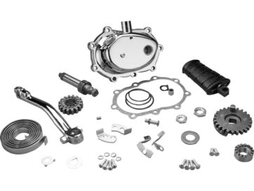 36-47 Knucklehead, 48-65 Panhead, 66-84 FL Shovel, 71-84 FX Shovel, 85-86 FX Model, 84-86 SoftailKICK START KIT Kickstart Kit