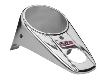 47 Knucklehead, 48-61 PanheadTwo Light Dash Replacement Cover Chrome