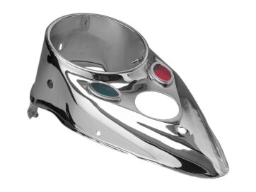 36-46 KnuckleheadCateye Dash Replacement Cover Chrome