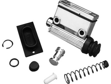 80-81 Sportster, 79-82 FX Shovel, 83 FXEKelsey-Hayes Style Brake Master Cylinder, 3/4" Bore, Chrome Kelsey-Hayes Master Cylinder