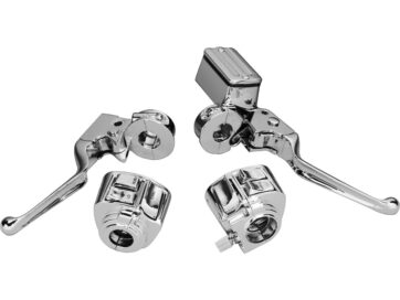 82-95 Sportster, 82-84 FL Shovel, 82-84 FX Shovel, 85-94 FX Model, 91-95 Dyna, 84-95 Softail, 86-95 TouringErgonomic Hand Control Replacement Lever Chrome