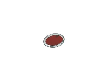 36-46 Flathead, 39-46 KnuckleheadLENS RED CATEYE DASH REPL Replacement Indicator Lens