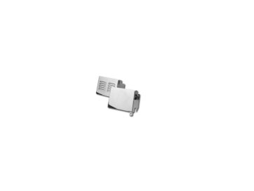 66-84 FL Shovel, 65 PanheadBattery Cover Louvered, Chrome Battery Covers Louvered