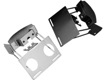 80-85 FXWG, 84-89, 99 FXST, 87-98 FXSTC, 89-99 FXSTS, 95-97 FXSTSB, 98-99 FXSTBOEM-Style Fat Bob Style License Plate Bracket Fat Bob-Style Chrome