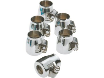 for 5/16 and 3/8 diameter hoses Hose Clamps Chrome