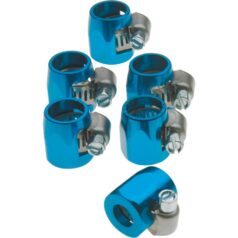 for 1/4 and 1/2 diameter hoses Hose Clamps Blue