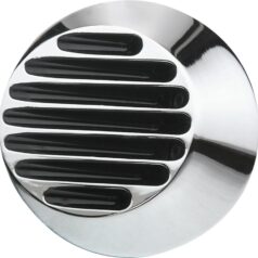 70-03 Sportster, 70-84 FL Shovel, 71-84 FX Shovel, 85-94 FX Model, 91-98 Dyna, 84-99 Softail, 85-98 TouringMirage Point Cover Chrome