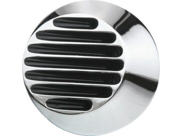 70-03 Sportster, 70-84 FL Shovel, 71-84 FX Shovel, 85-94 FX Model, 91-98 Dyna, 84-99 Softail, 85-98 TouringMirage Point Cover Chrome