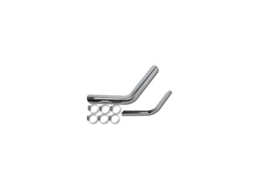 73-83 FX ShovelShovel Replacement Exhaust Heat Shield Front and rear Chrome
