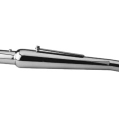 Trumpet Muffler Upswept Style, 20" long Chrome