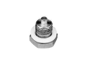 66-84 FL Shovel, 71-84 FX Shovel, 91-98 Dyna, 86-98 TouringMagnetic Drain Plug with Washer Chrome Hex head