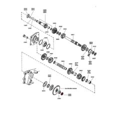 54-70 SportsterNUT-XL MAINSHAFT 54-70 W/SEAL