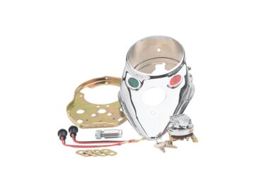 36-46 KnuckleheadCateye Dash & Mounting Kit Chrome