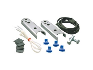 84-89, 99 FXST, 85 FXWGRear Turn Signal Strut Relocation Kit Chrome