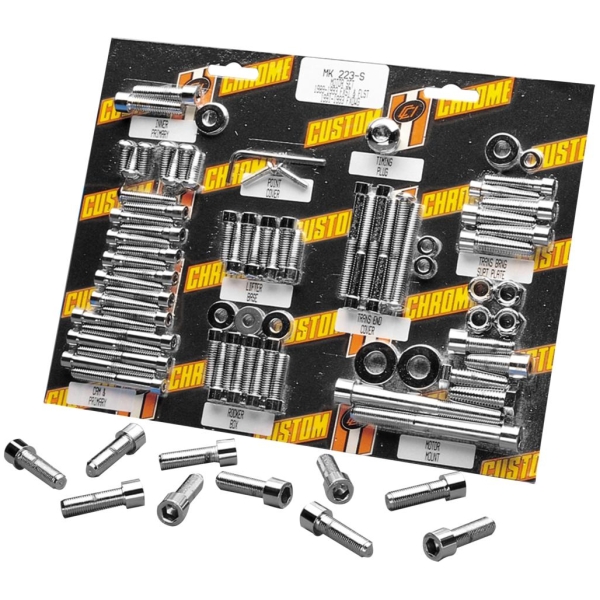 Smooth Complete Motor Screw Kit - 87-93 FX Model, 87-93 Touring
