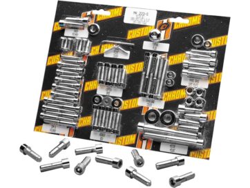 91-98 Dyna, 89-99 SoftailSmooth Complete Motor Screw Kit