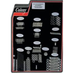 76-84 FL Shovel, 76-84 FX Shovel, 85-94 FX Model, 91-98 Dyna, 84-99 Softail, 86-98 TouringSmooth Lifter Base Screw Set Chrome