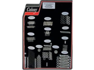 91-93 Dyna, 89-93 SoftailSmooth Primary Cover Screw Set Chrome