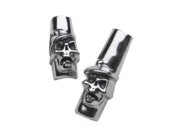 57-03 Sportster, 48-65 PanheadSkull Pushrod Tube Clip Polished