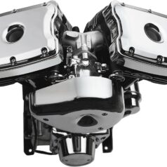 85-94 FX Model, 91-98 Dyna, 84-99 Softail, 85-98 TouringTwin Cam-Style Rocker Box Cover Chrome